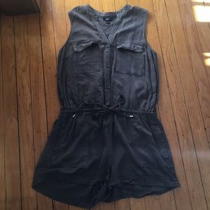 Mission army green romper